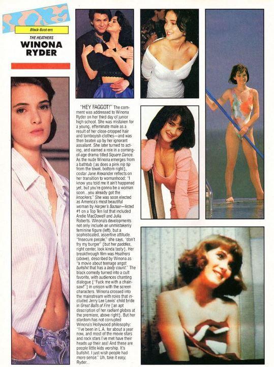 Вайнона райдер голая - горячие интимные фото обнаженной winona ryder без цензуры 12 Blank